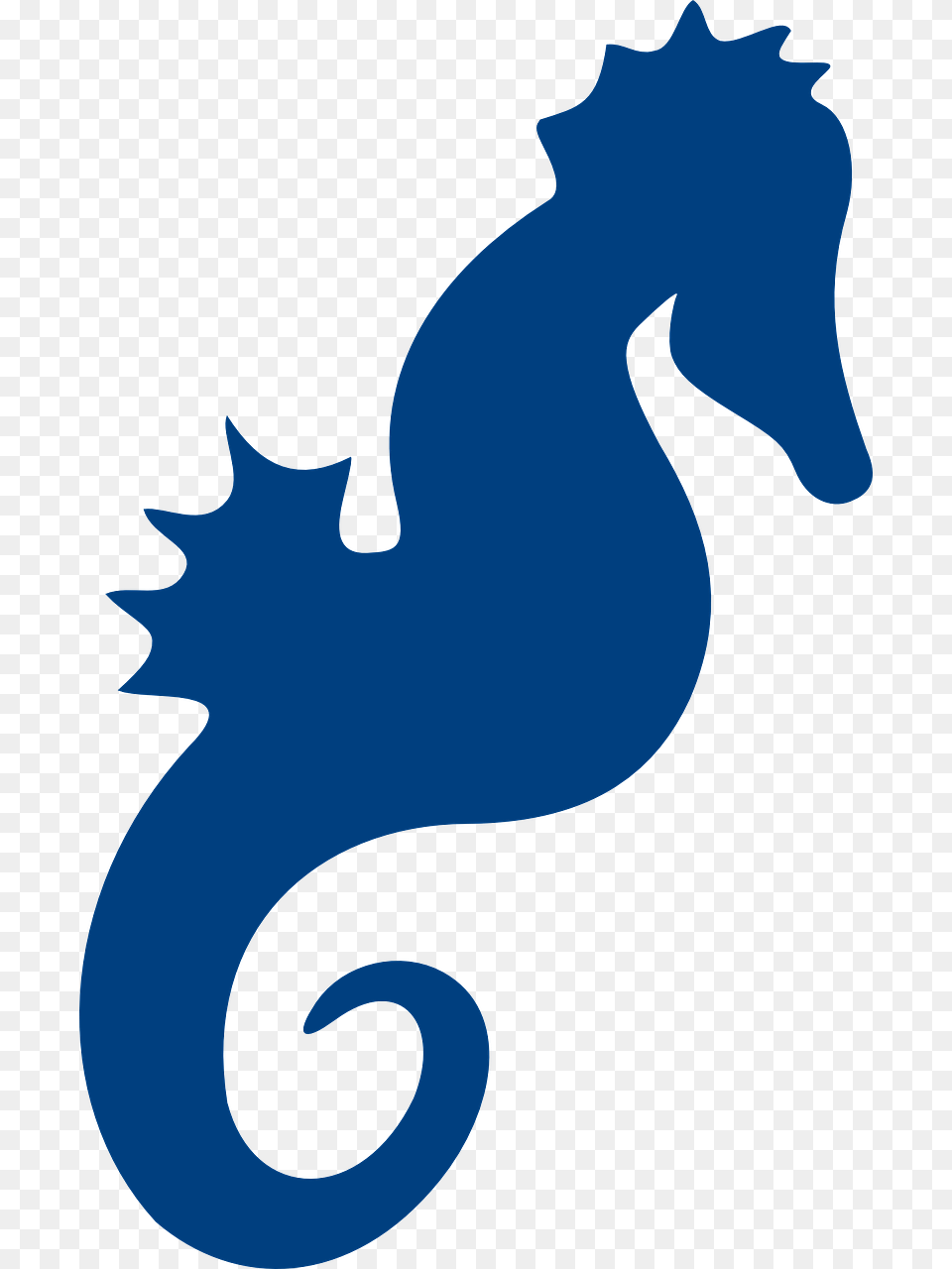 Blue Sea Horse Cartoon, Animal, Mammal, Baby, Person Free Png Download