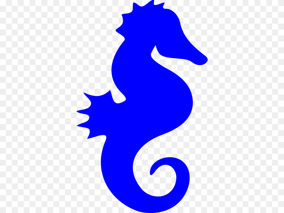 Blue Sea Horse Clip Art, Animal, Mammal, Sea Life, Seahorse Png