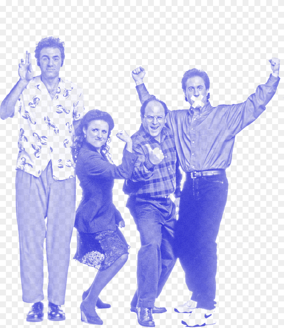 Blue Seinfeld Cast Seinfeld Cast, Finger, Body Part, Clothing, Person Png