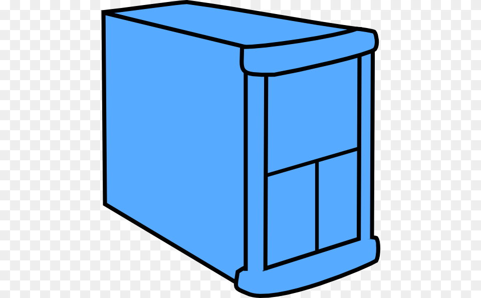 Blue Server Clip Art, Cabinet, Furniture, Drawer, Closet Free Png Download