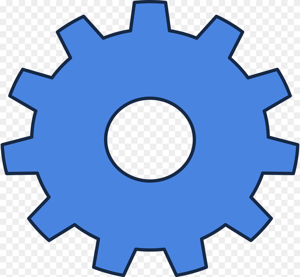 Blue Settings Clipart, Machine, Gear Png