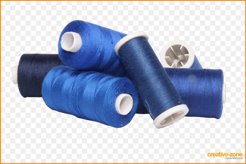 Blue Sewing Threads Thread Free Transparent Png