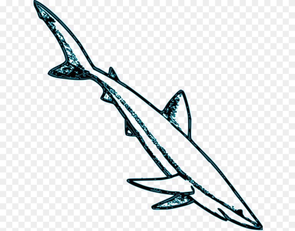 Blue Shark Great White Shark Cartilaginous Fishes Drawing, Bow, Weapon, Animal, Sea Life Png