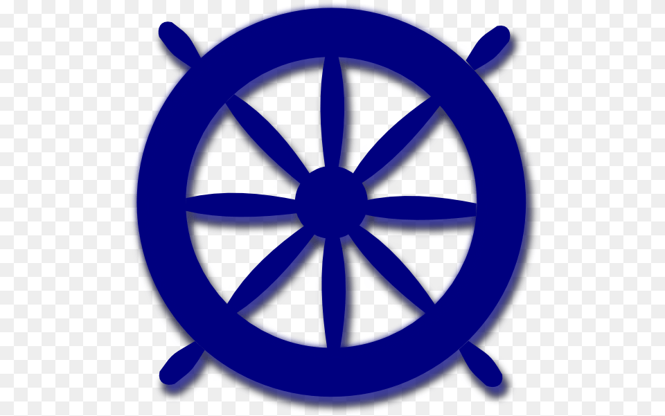 Blue Ships Wheel Clip Art, Machine Free Png