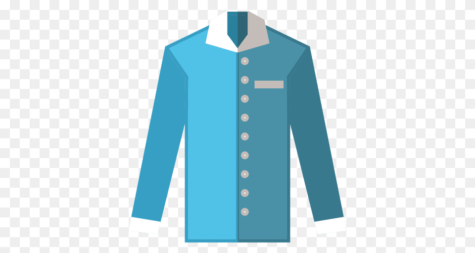 Blue Shirt Clothes, Clothing, Coat, Long Sleeve, Sleeve Free Transparent Png