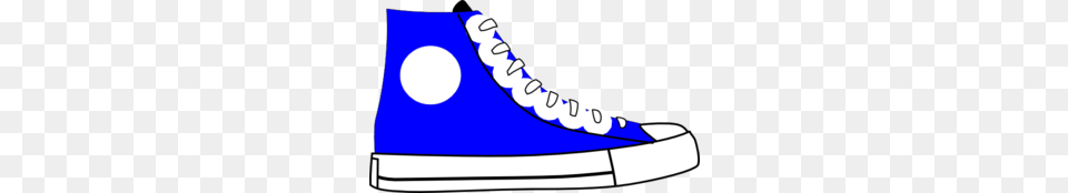 Blue Shoe Clip Art, Clothing, Footwear, Sneaker Free Png Download