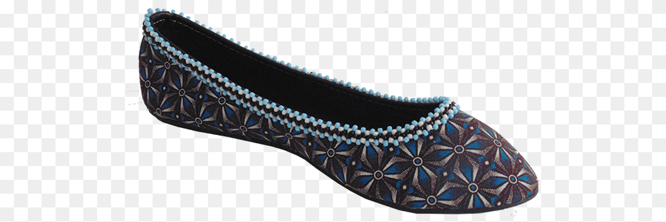 Blue Shweshwe Pumps Ballet Flat, Clothing, Footwear, Shoe Free Png