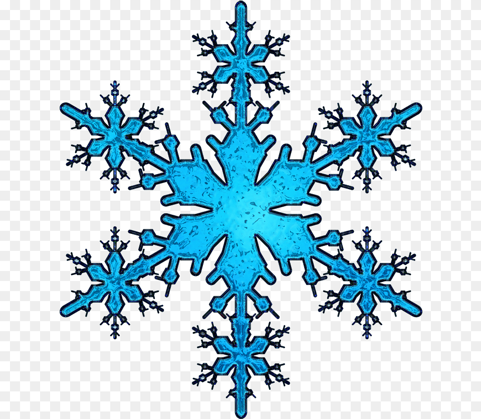 Blue Simple Snowflakes Icon Vsco Stickers Sips Tea, Nature, Outdoors, Snow, Snowflake Free Png Download