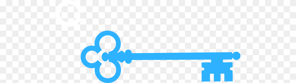 Blue Skeleton Key Clip Art Png