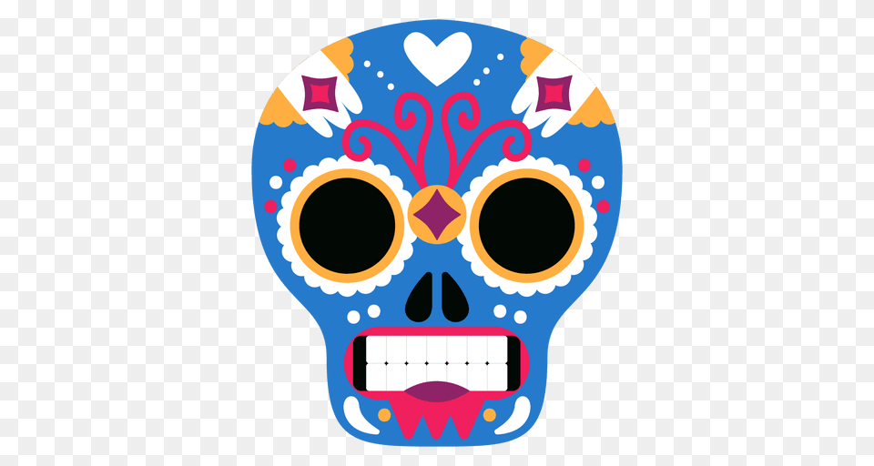 Blue Skull Mexican Mask Free Transparent Png