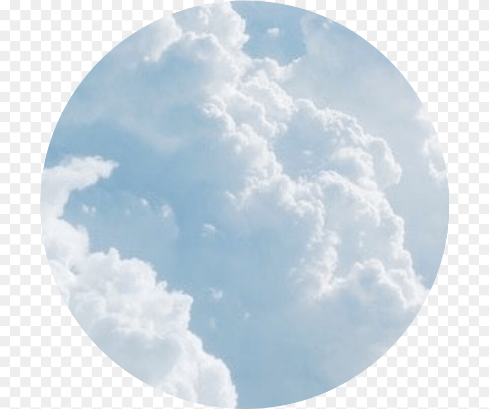 Blue Sky Clouds Blueclouds Blue Aesthetic Background Cloud, Cumulus, Nature, Outdoors, Weather Png Image