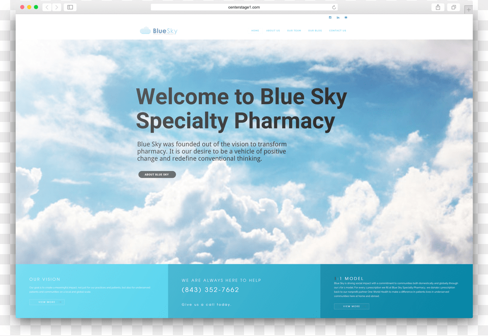 Blue Sky Specialty Pharmacy Cloudy Sky Background, Outdoors, File, Nature, Advertisement Free Png Download