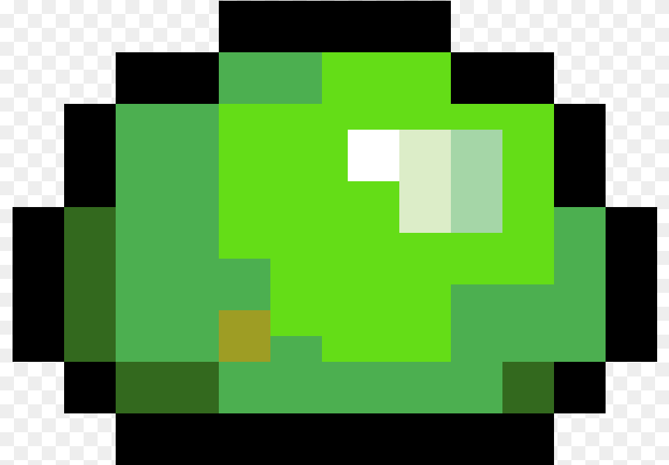 Blue Slime Pixel Art, Green, First Aid Free Png