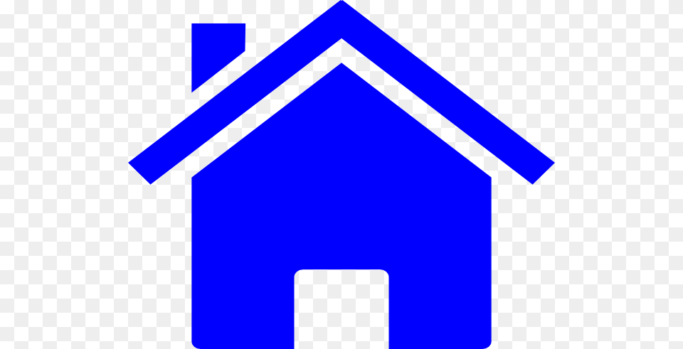 Blue Small House Clip Art For Web, Dog House Free Transparent Png