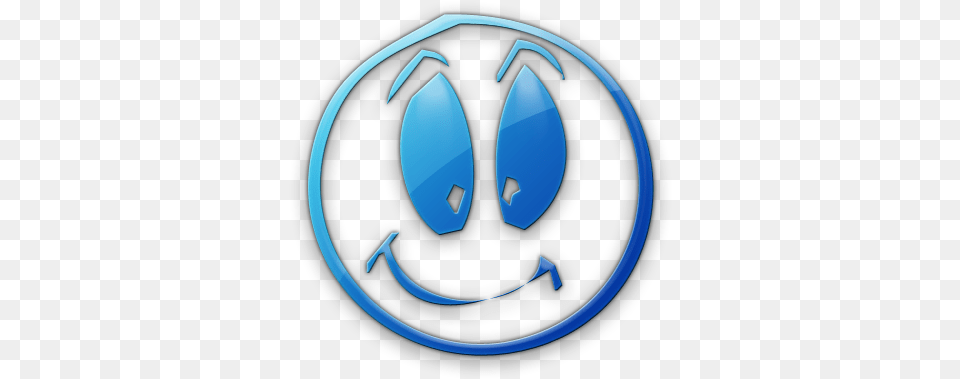 Blue Smiley Face Clipart Panda Free Clipart Images Animated Happy Face, Logo, Emblem, Symbol, Disk Png