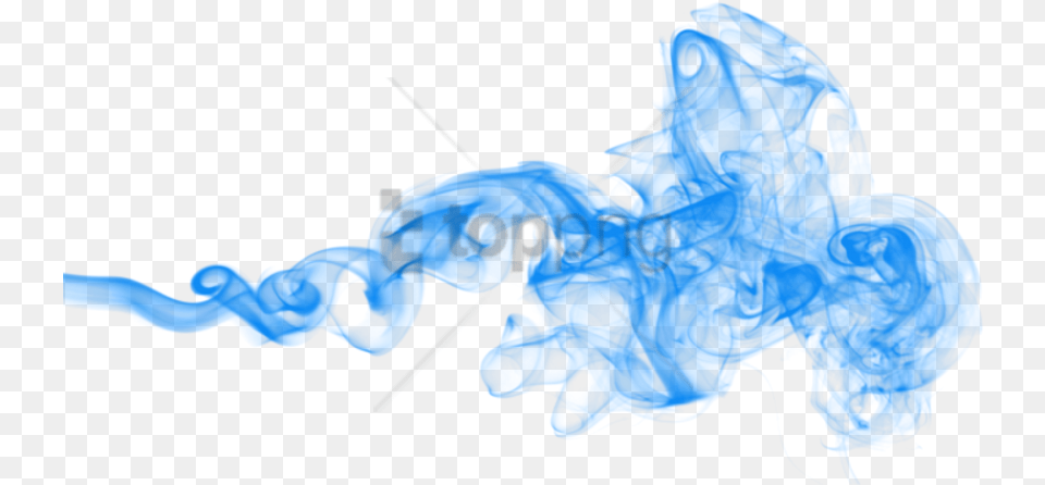 Blue Smoke Effect Image With Transparent, Leisure Activities, Person, Sport, Swimming Free Png