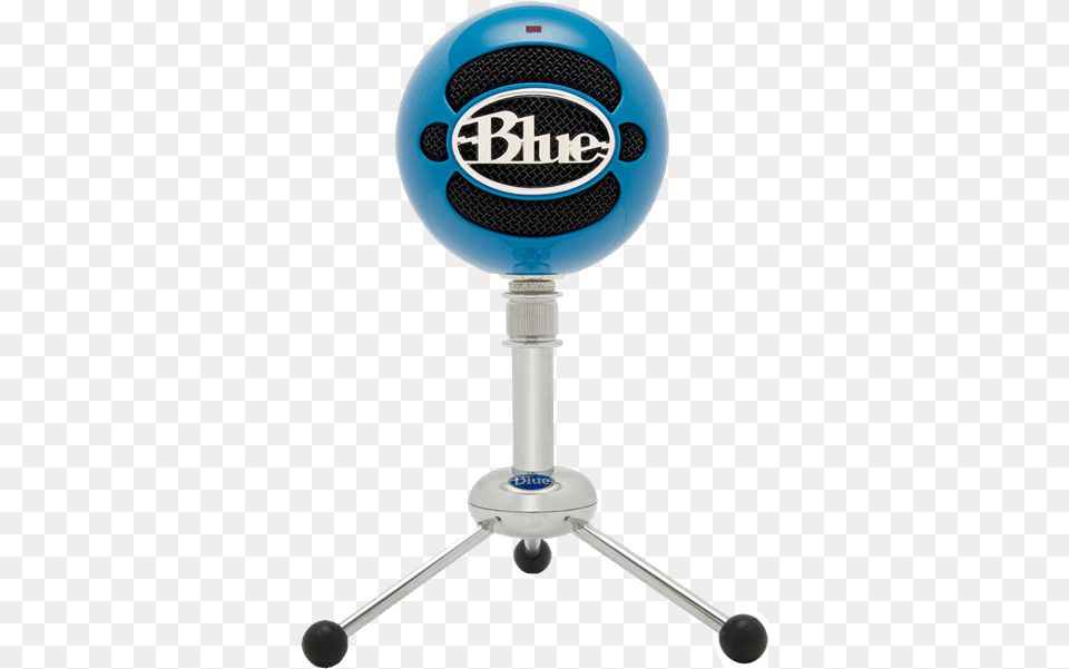 Blue Snowball Mic Blue, Electrical Device, Microphone Png Image