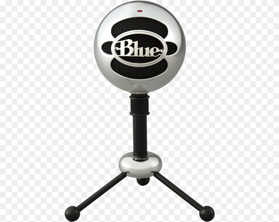 Blue Snowball Microphone, Electrical Device, Mace Club, Weapon Png Image