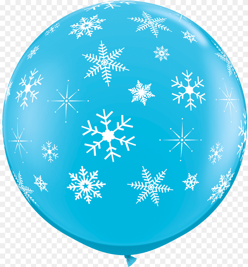 Blue Snowflake, Balloon, Nature, Outdoors Free Png