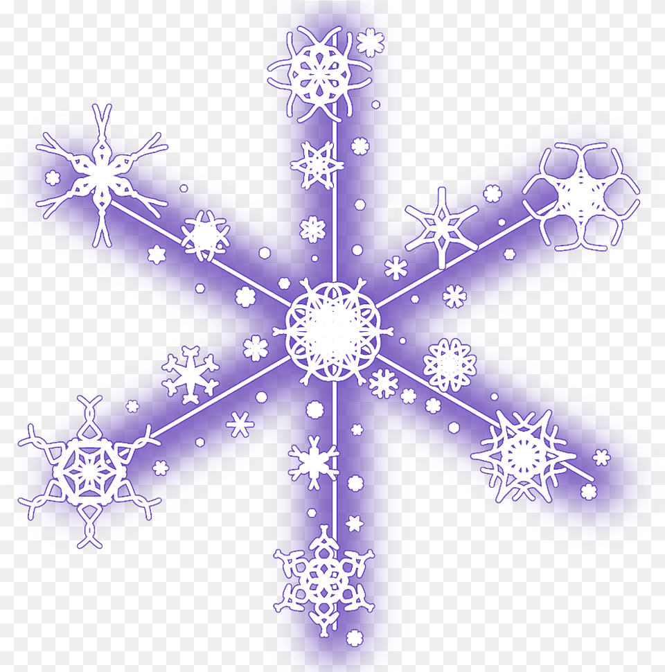 Blue Snowflake, Nature, Outdoors, Snow, Cross Free Png Download