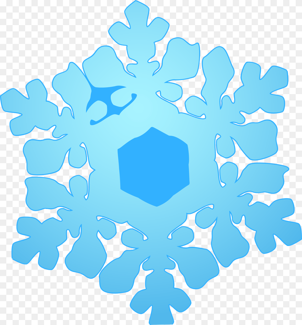 Blue Snowflake Cloud Motif, Nature, Outdoors, Snow Free Transparent Png