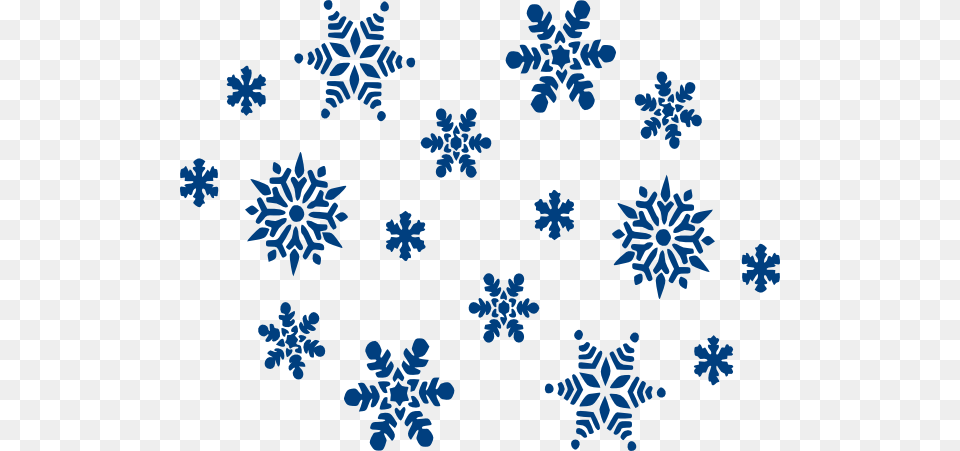 Blue Snowflakes Clip Art For Web, Nature, Outdoors, Pattern, Snow Png Image