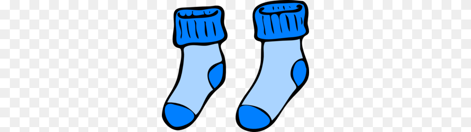 Blue Socks Clip Art, Brush, Device, Tool, Clothing Png Image