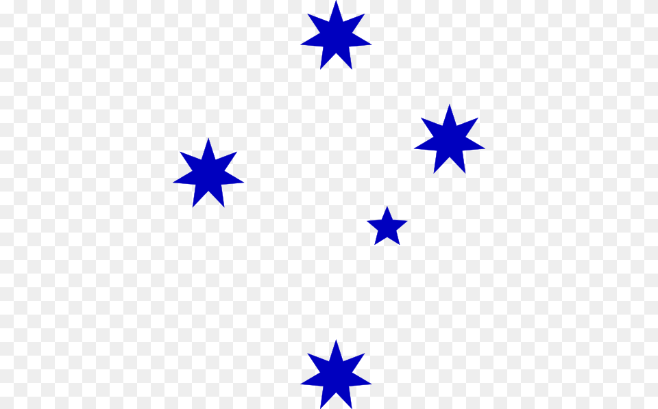 Blue Southern Cross Clip Art, Star Symbol, Symbol Png Image