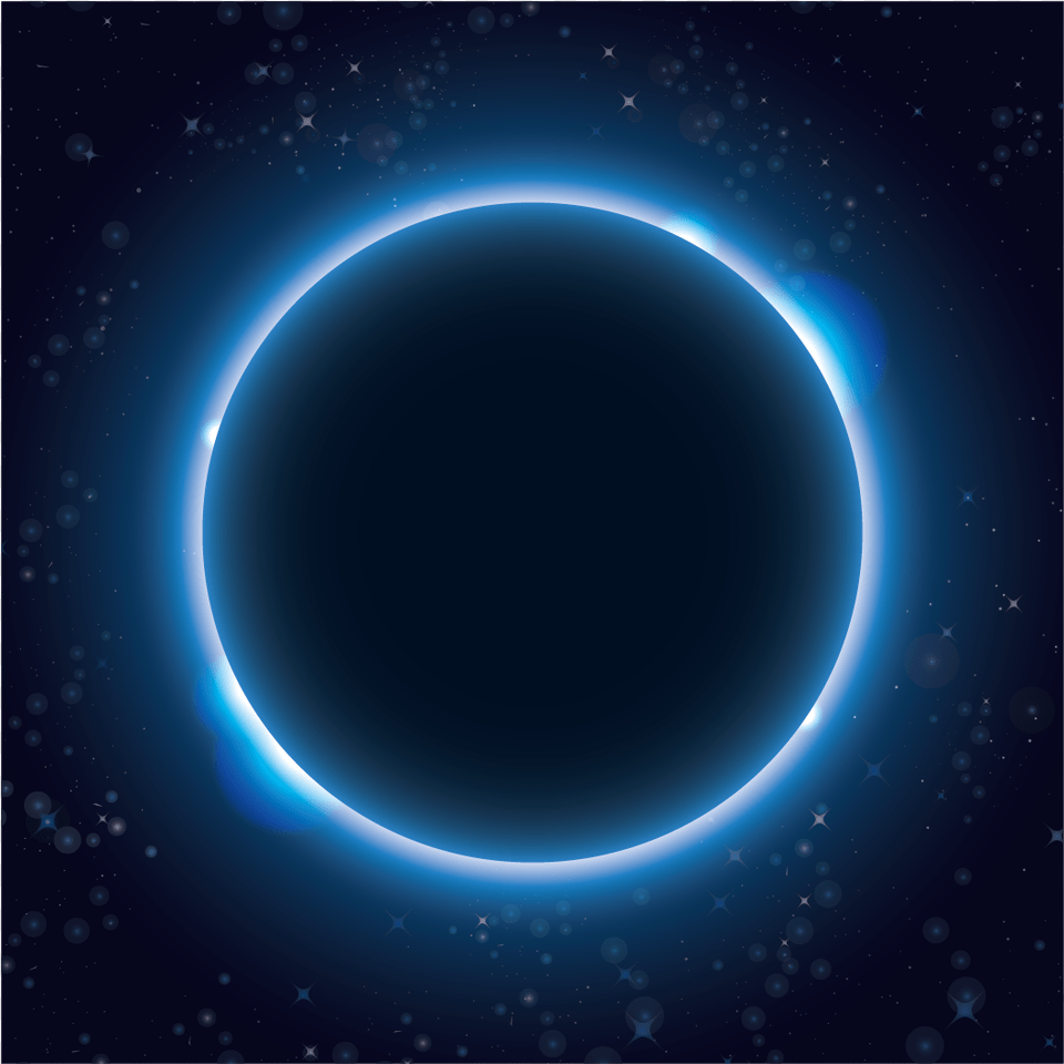 Blue Space Eclipse, Nature, Night, Outdoors, Astronomy Free Png Download