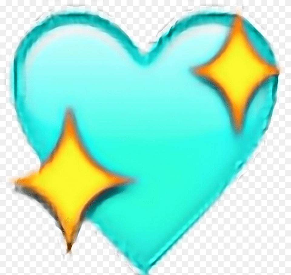 Blue Sparkly Heart Emoji, Balloon, Baby, Person, Logo Png Image