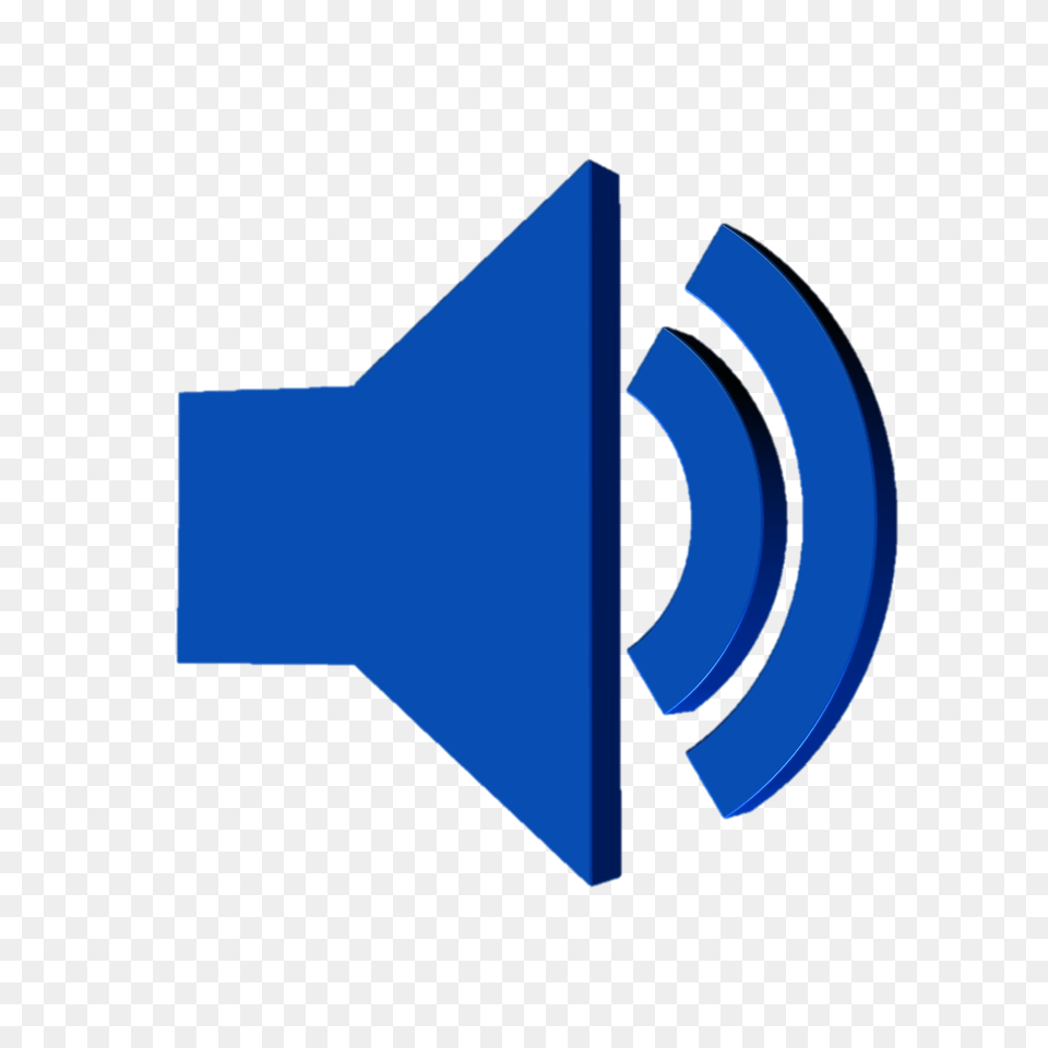 Blue Speaker Icon Free Transparent Png