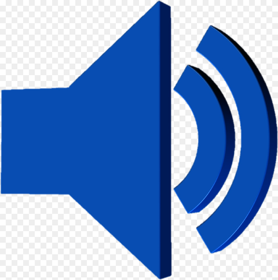 Blue Speaker Icon, Weapon Png Image