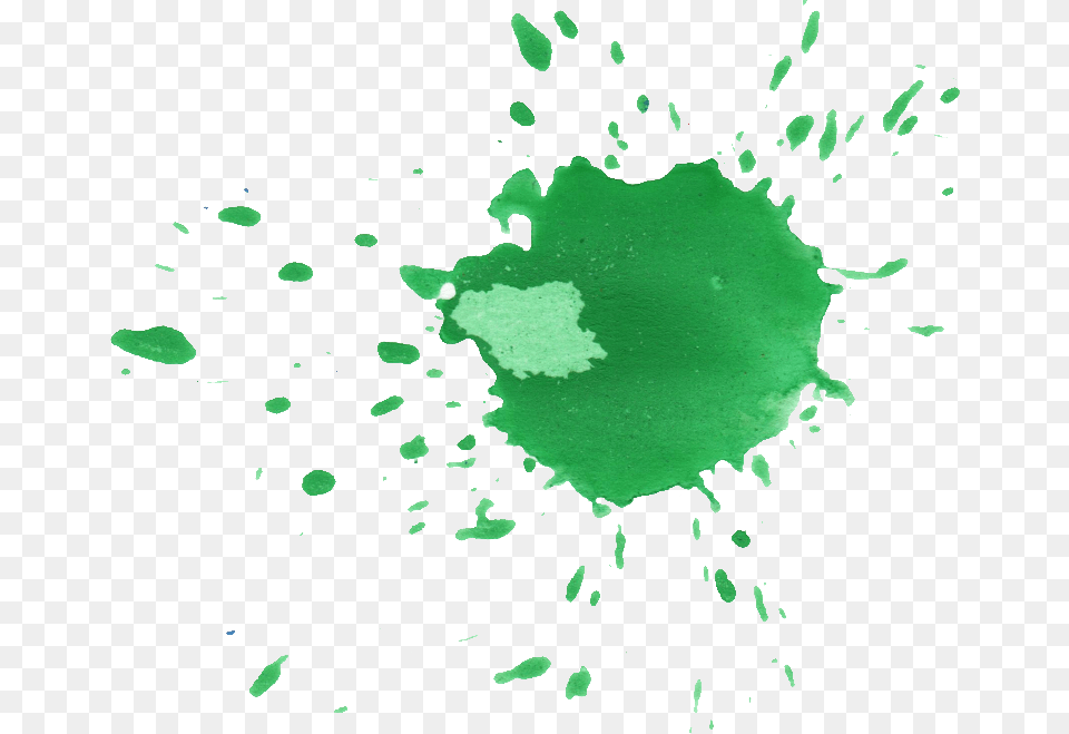 Blue Splatter Green Splash Watercolour Splash Green, Stain, Nature, Outdoors Free Png