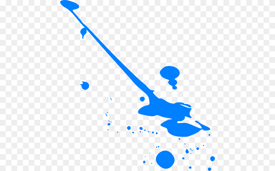 Blue Splatter Paint Clip Art, Bow, Weapon Png Image