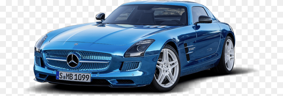 Blue Sports Car Picture Blue Benz Car, Vehicle, Coupe, Transportation, Sports Car Free Png Download