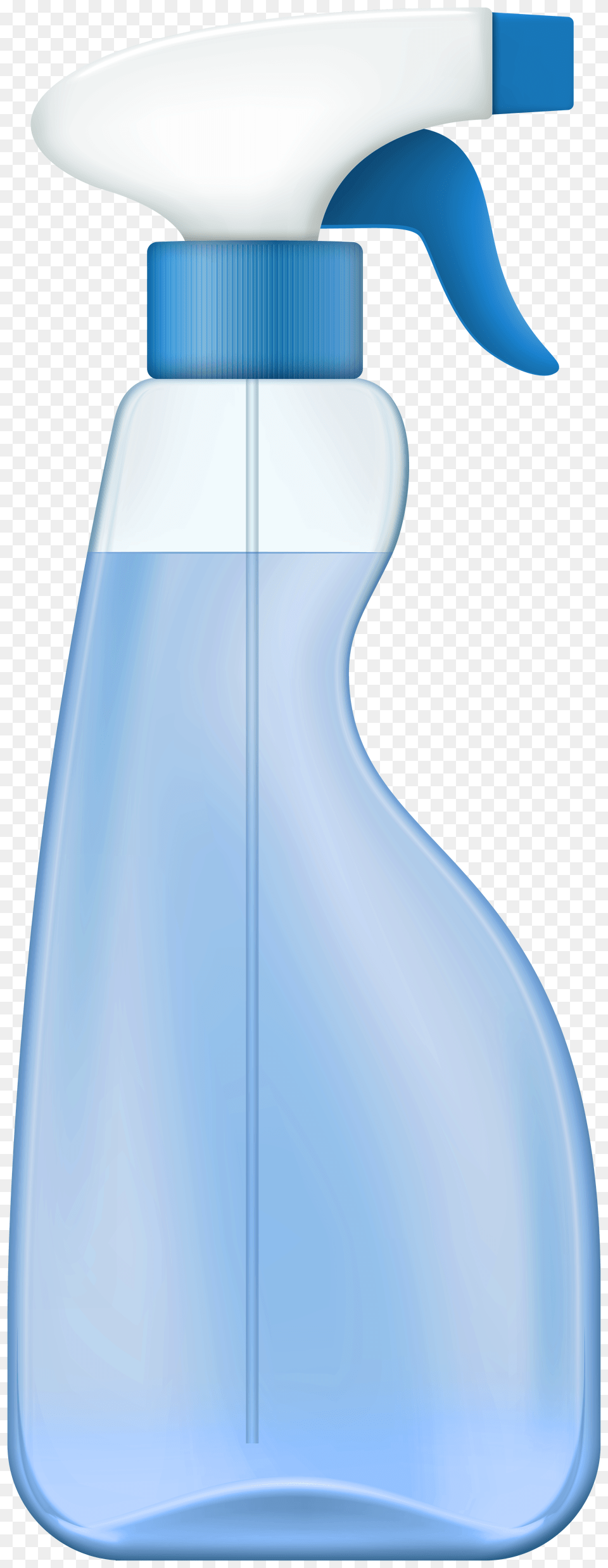 Blue Spray Cleaner Clip Art, Bottle, Water Bottle Free Png