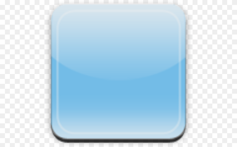 Blue Square Button Clip Art, White Board Png Image