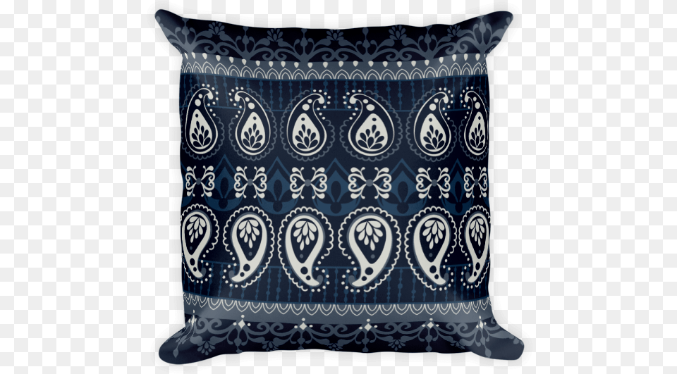 Blue Square Pillow Cushion, Home Decor, Animal, Fish, Sea Life Png