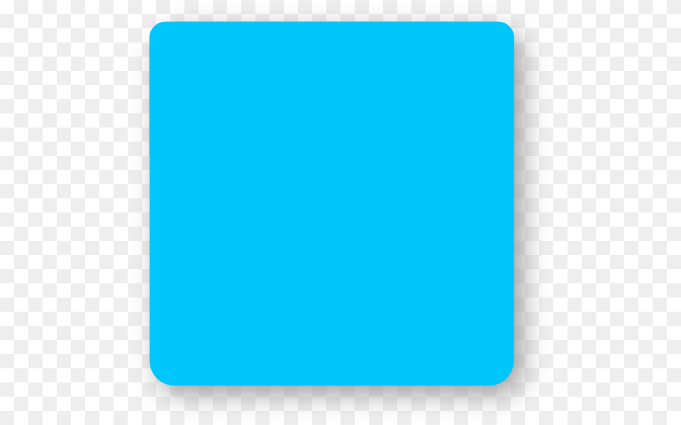 Blue Square Rounded Corners Clip Art, White Board Free Png Download