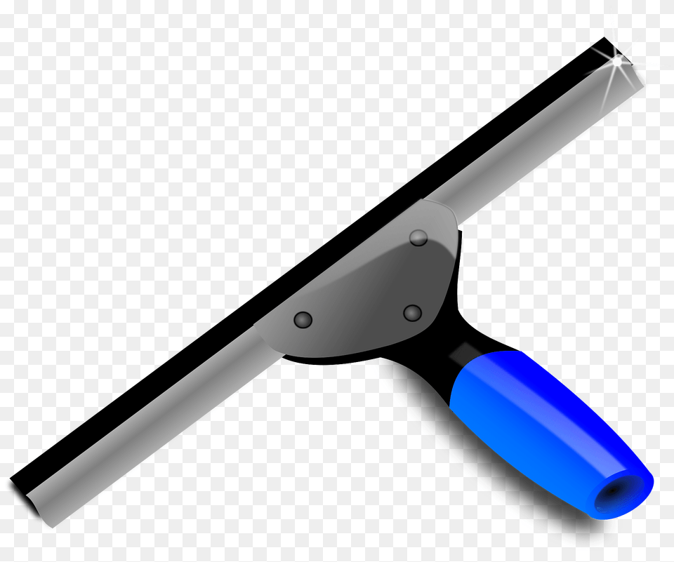 Blue Squeegee Clipart, Blade, Razor, Weapon Png Image
