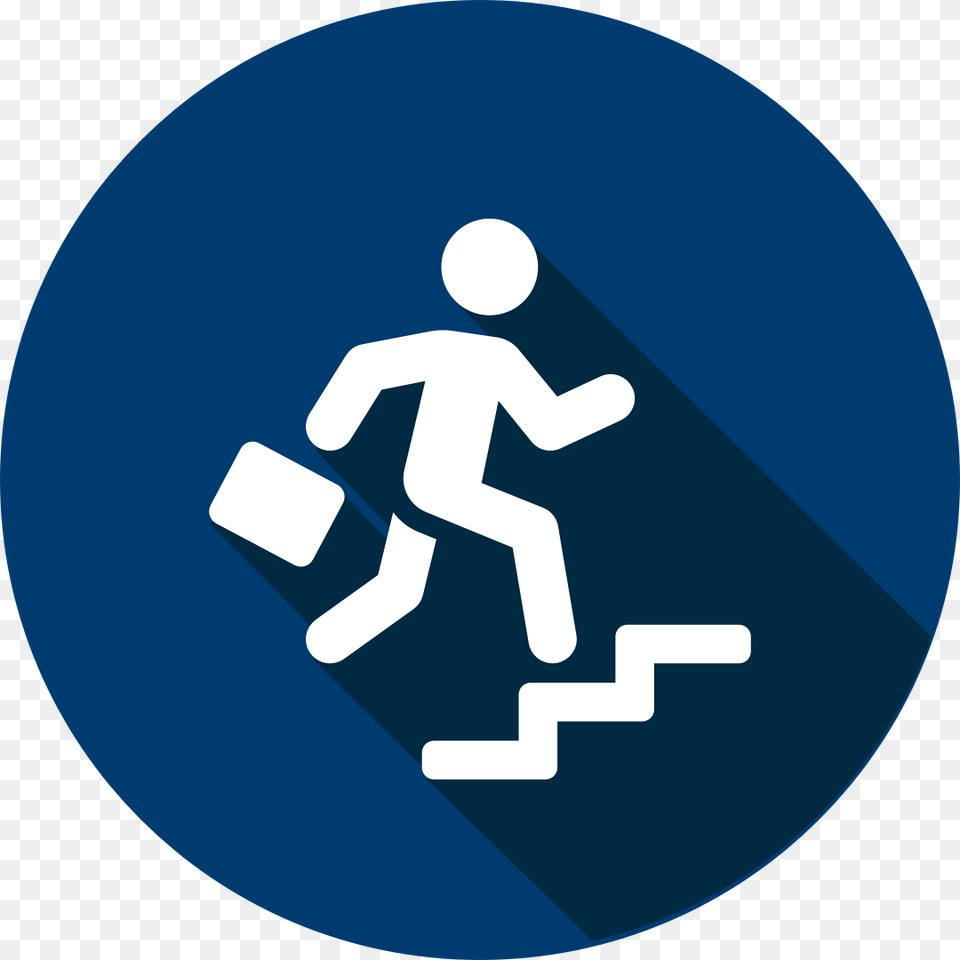 Blue Stairs Icon Character Reference Icon Blue, Sign, Symbol Free Png