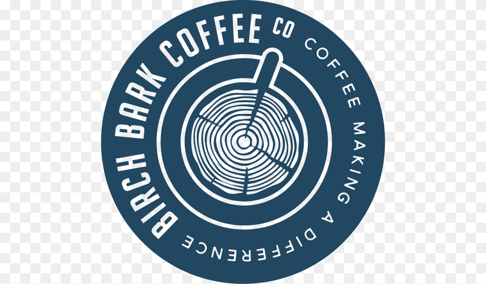 Blue Stamplarge Birch Bark Coffee, Disk Png