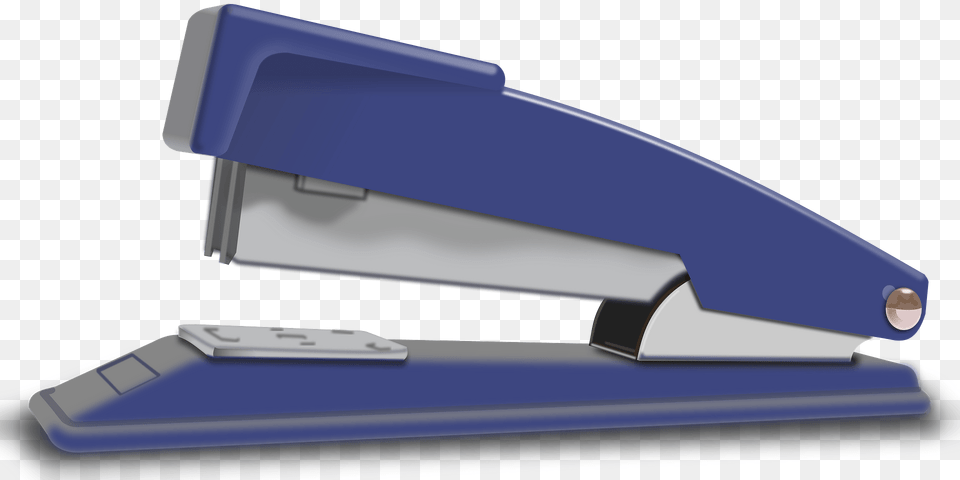 Blue Stapler Clipart, Blade, Razor, Weapon Png Image