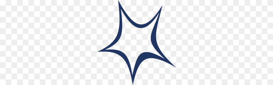 Blue Star Clip Art Symbol, Logo, Animal, Fish Free Png