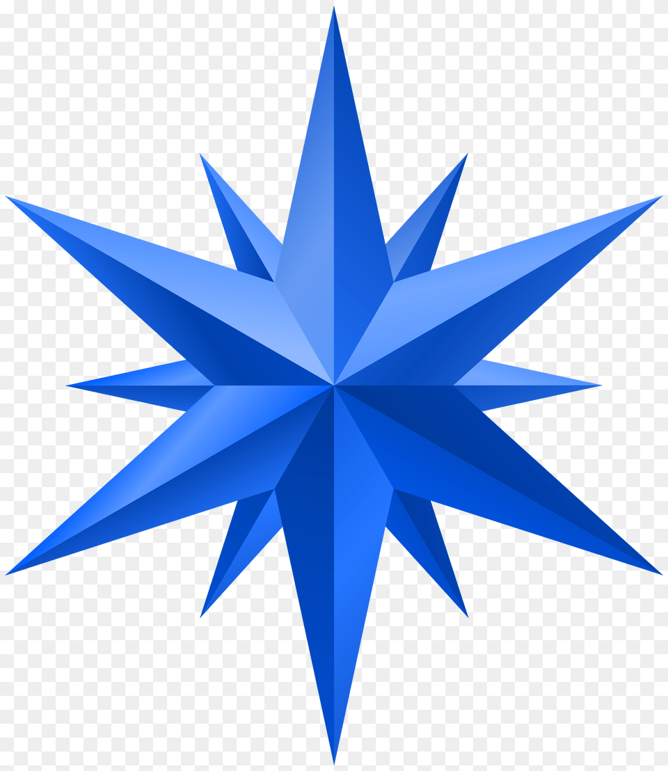 Blue Star Clip Artu200b Gallery Yopriceville, Leaf, Plant, Nature, Outdoors Free Png Download