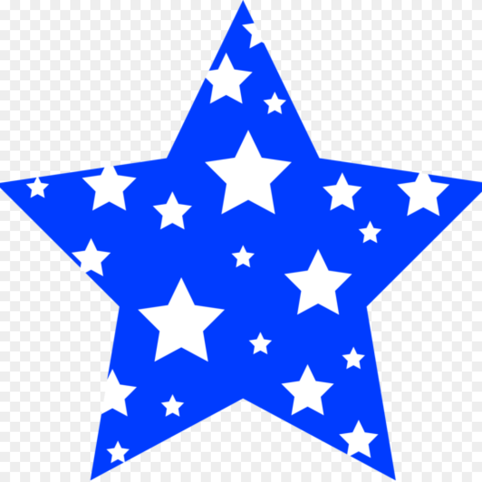 Blue Star Clipart Dark Download Food, Flag, Star Symbol, Symbol Free Transparent Png