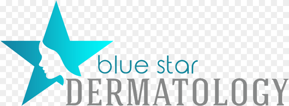 Blue Star Dermatology Dermatologist Dallas Tx Frisco Graphic Design, Star Symbol, Symbol, Face, Head Free Png