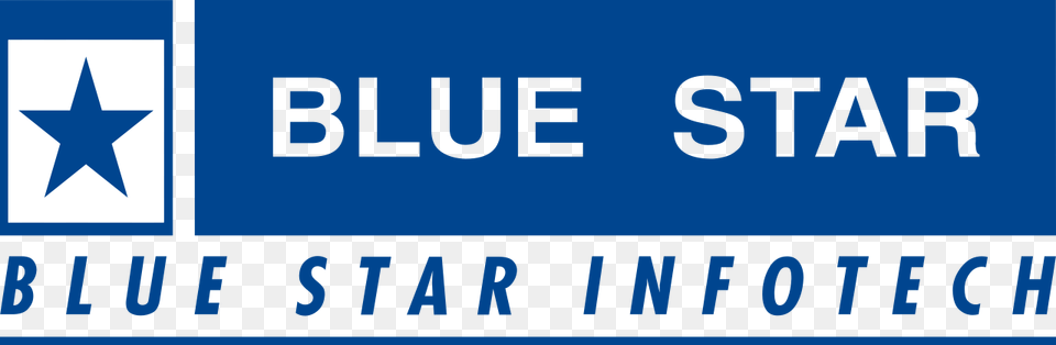 Blue Star Infotech Logo, Symbol, Text Free Transparent Png