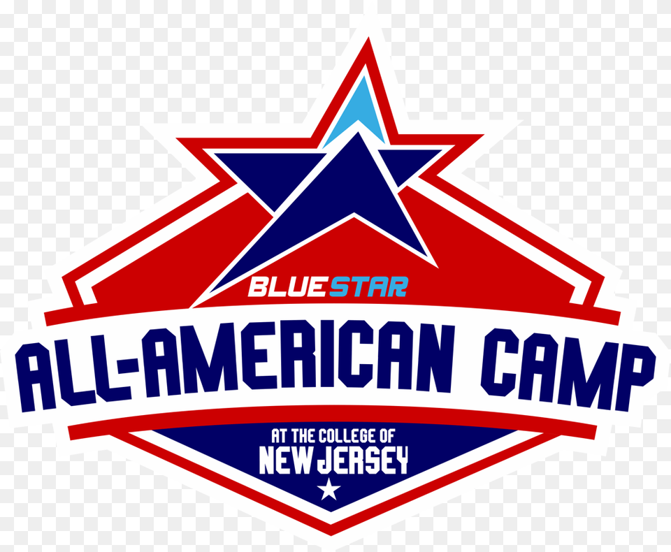 Blue Star Lacrosse All American Camp Emblem, Logo, Dynamite, Symbol, Weapon Png