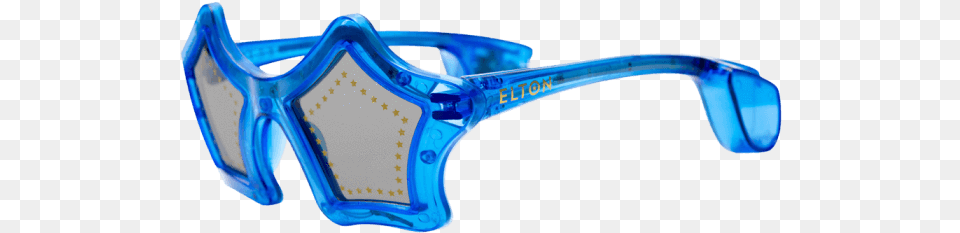 Blue Star Light Up Glasses U2013 Elton John Official Store Plastic, Accessories, Goggles, Smoke Pipe, Sunglasses Png